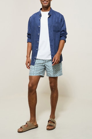 Short de bain - Bleu