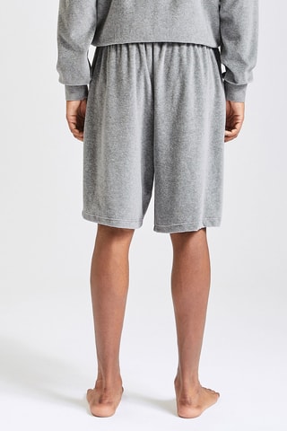 Short en velours Gris