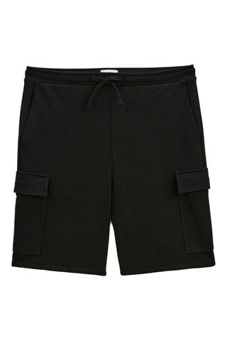 Short en molleton - Noir