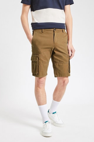Bermuda cargo en coton biologique - Beige