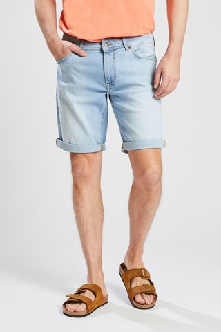 Bermuda en jean - Bleu