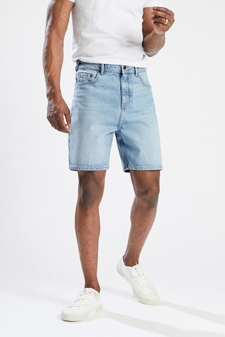Bermuda en jean Bleu