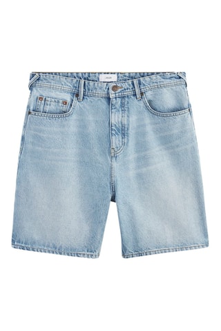 Bermuda en jean Bleu