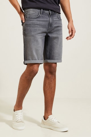 Bermuda en jean - Gris