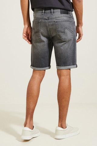 Bermuda en jean - Gris