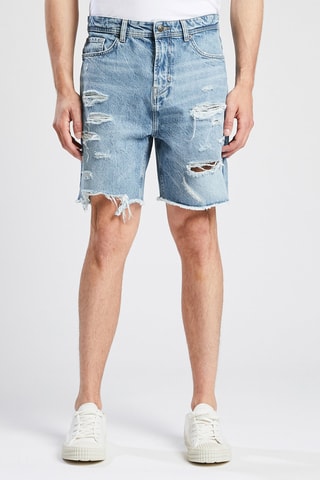 Bermuda en jean - Bleu