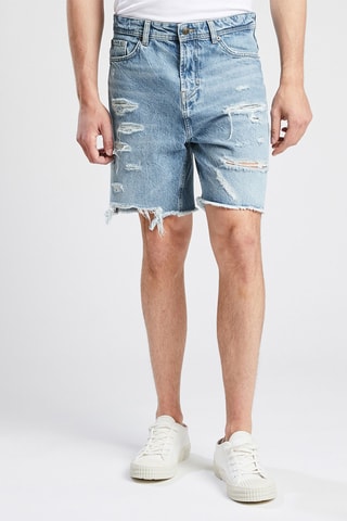 Bermuda en jean - Bleu