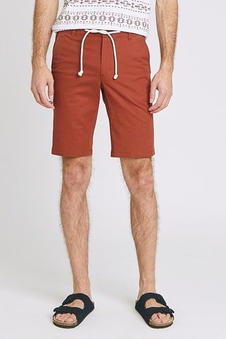 Bermuda en lin - Camel