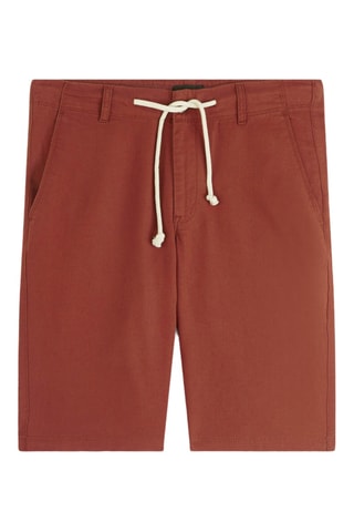 Bermuda en lin - Camel