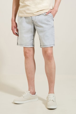 Bermuda en jean - Gris