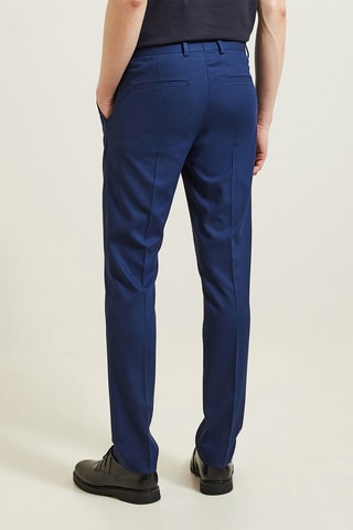 Pantalon de costume slim - Bleu