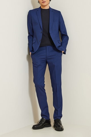 Pantalon de costume slim - Bleu