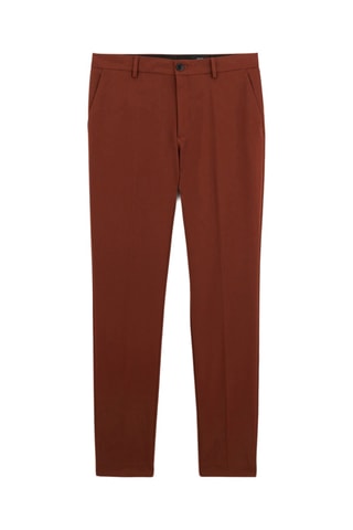 Pantalon de costume slim - Rouge foncé