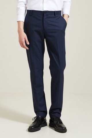 Pantalon de costume slim - Bleu