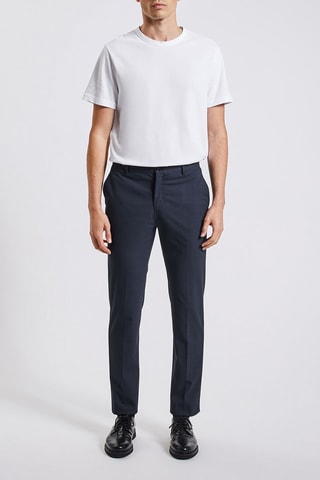 Pantalon de costume slim - Bleu