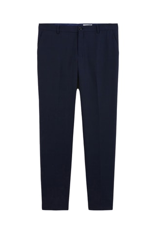 Pantalon de costume slim - Bleu