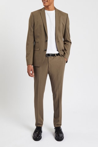 Pantalon de costume slim - Beige