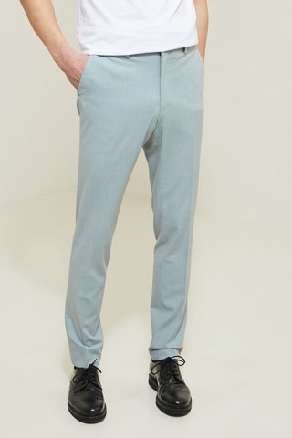 Pantalon de costume slim - Bleu clair