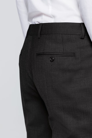 Pantalon de costume slim en laine - Anthracite