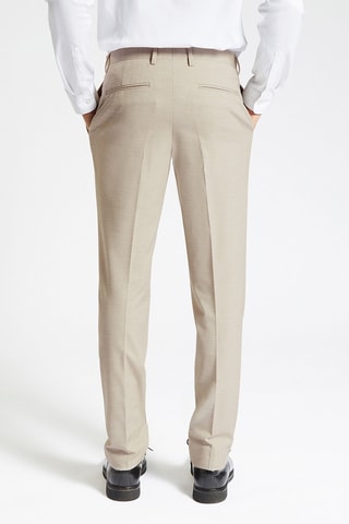 Pantalon de costume slim - Beige