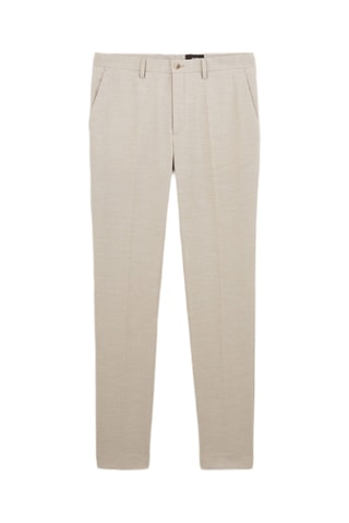 Pantalon de costume slim - Beige