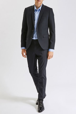 Pantalon de costume slim - Bleu