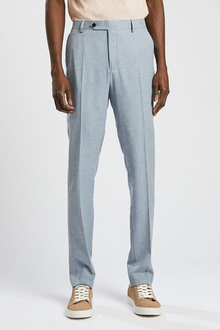 Pantalon de costume slim - Bleu