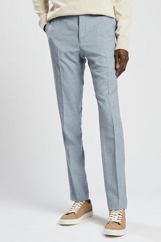 Pantalon de costume slim - Bleu