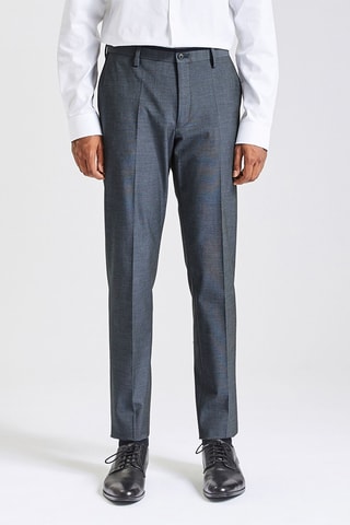 Pantalon de costume slim - Bleu