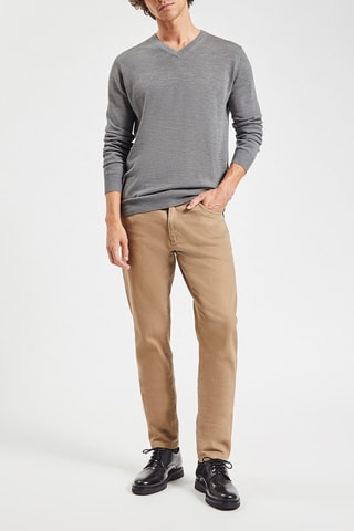 Pull en mérinos - Gris