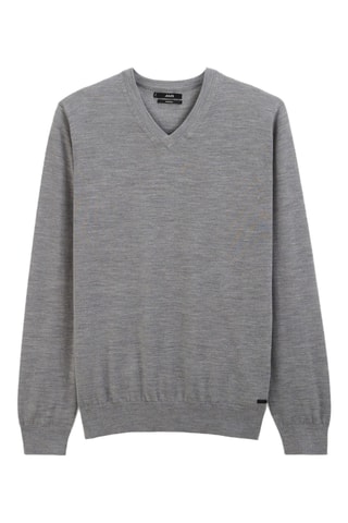 Pull en mérinos - Gris