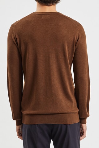 Pull en mérinos - Camel