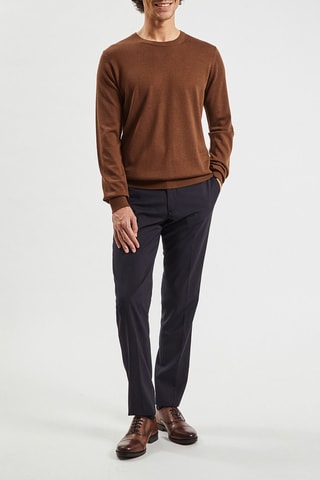 Pull en mérinos - Camel