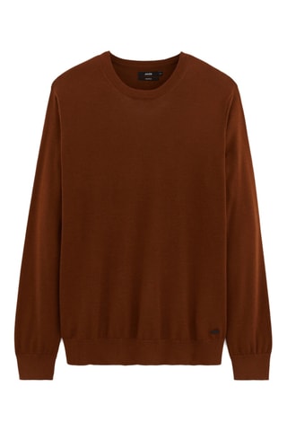 Pull en mérinos - Camel