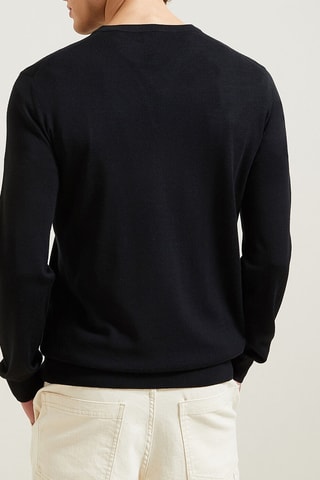 Pull en mérinos - Noir
