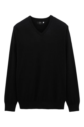 Pull en mérinos - Noir