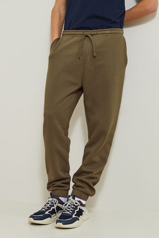 Jogging large en molleton - Vert