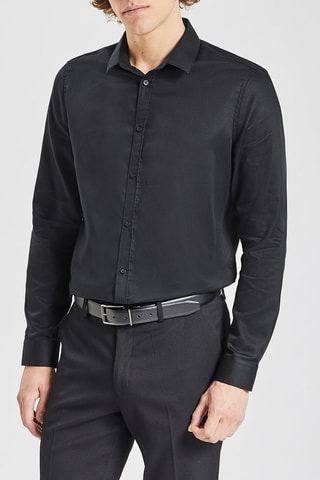Chemise slim - Noir