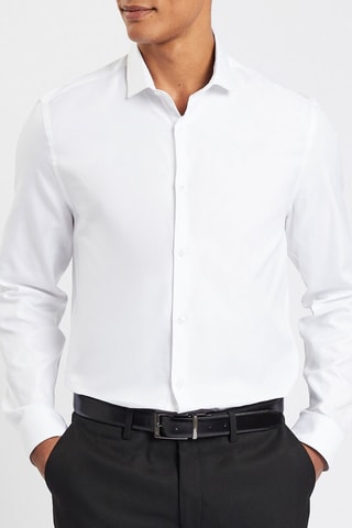 Chemise slim - Blanc