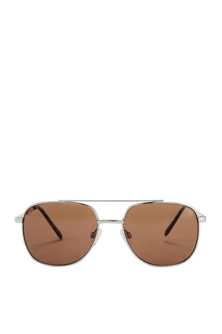 Lunettes de soleil homme - Catégorie 3 - Argenté