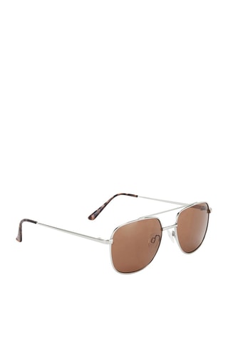 Lunettes de soleil homme - Catégorie 3 - Argenté