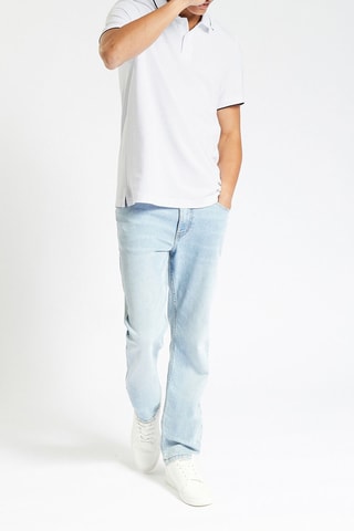 Polo regular en coton biologique - Blanc