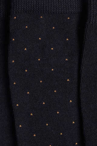 3 paires de chaussettes en coton biologique - Bleu marine
