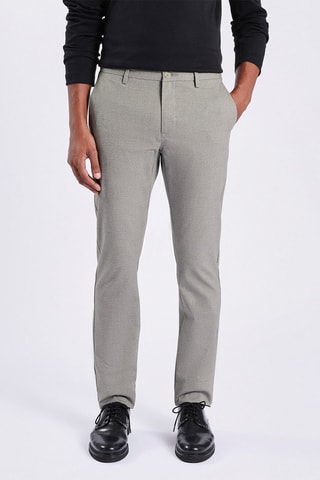 Pantalon slim - Gris clair 