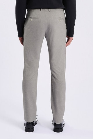 Pantalon slim - Gris clair 
