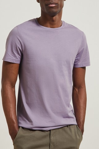 T-shirt en coton biologique - Lilas