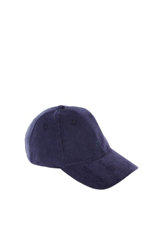 Casquette en velours - Bleu marine