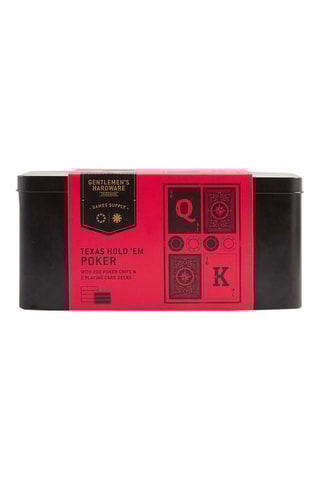 Poker Texas Hold'em - Noir et rouge