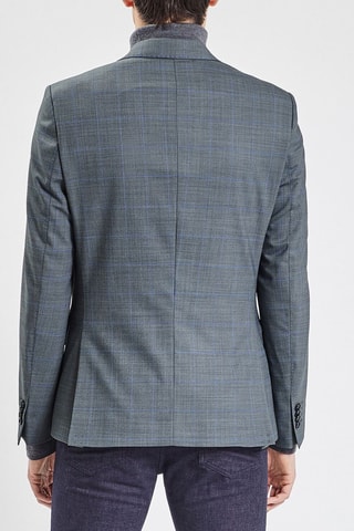 Veste en laine Gris chiné