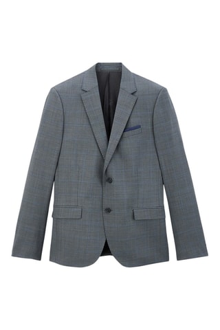 Veste en laine Gris chiné